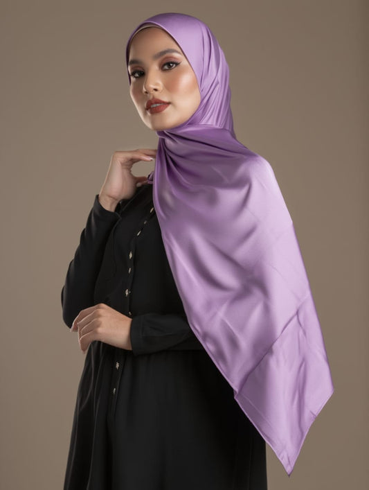 SILK HIJAB - LAVENDER