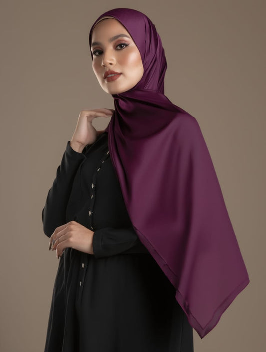 DOUBLE GEORGETTE - PURPLE