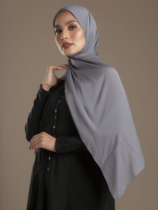 DOUBLE GEORGETTE - GREY