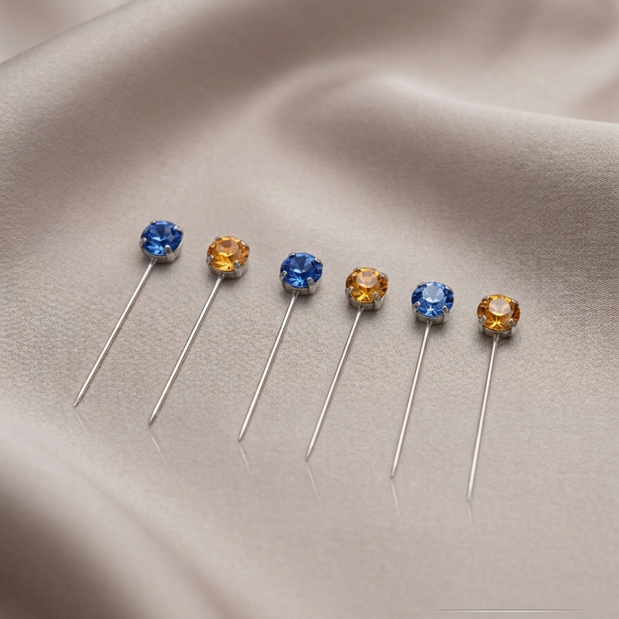 Pack of 6 - Pearl Head Pins