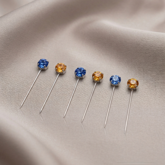 Pack of 6 - Pearl Head Pins